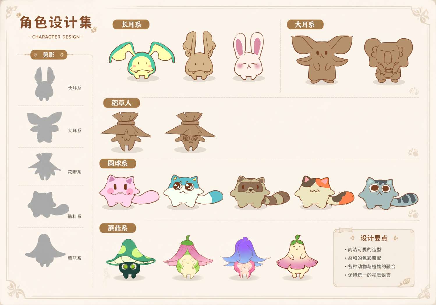 菇菇角色设计图
